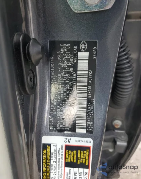 2011 Toyota Avalon Base из США, поврежденный, VIN 4T1BK3DB9BU393892